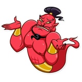 Evil Genie WhatsApp Sticker #23