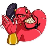Evil Genie WhatsApp Sticker #5