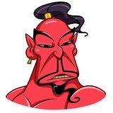 Evil Genie WhatsApp Sticker #6