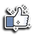 Facebook Likes WhatsApp Sticker #2