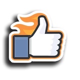 Facebook Likes WhatsApp Sticker #3