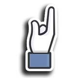 Facebook Likes WhatsApp Sticker #8