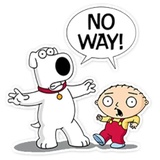 Family Guy static WhatsApp Sticker #11