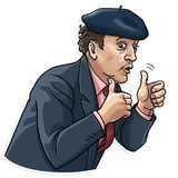 Federico Fellini WhatsApp Sticker #3