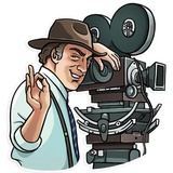 Federico Fellini WhatsApp Sticker #5
