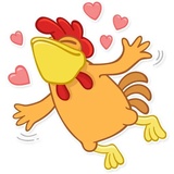 Firma the Rooster WhatsApp Sticker #12