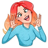 Hottie WhatsApp Sticker #7