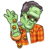 Frankenstein WhatsApp Sticker #11