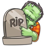 Frankenstein WhatsApp Sticker #12