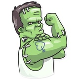 Frankenstein WhatsApp Sticker #13