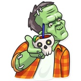 Frankenstein WhatsApp Sticker #14