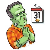 Frankenstein WhatsApp Sticker #17