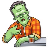 Frankenstein WhatsApp Sticker #19