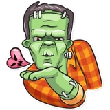 Frankenstein WhatsApp Sticker #2