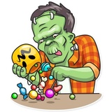 Frankenstein WhatsApp Sticker #20