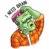 Frankenstein WhatsApp Sticker #7
