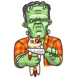 Frankenstein WhatsApp Sticker #8