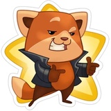 Freddie the fox WhatsApp Sticker #16