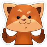 Freddie the fox WhatsApp Sticker #2