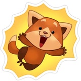 Freddie the fox WhatsApp Sticker #23