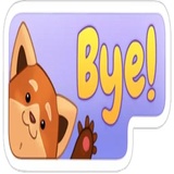 Freddie the fox WhatsApp Sticker #3