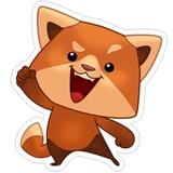 Freddie the fox WhatsApp Sticker #30