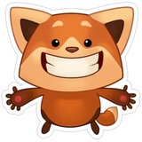 Freddie the fox WhatsApp Sticker #6