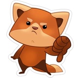 Freddie the fox WhatsApp Sticker #8