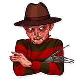 Freddy Krueger WhatsApp Sticker #7
