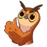 Freelance Owl WhatsApp Sticker #3