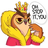 Freelance Owl WhatsApp Sticker #9