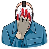 Jason Voorhees WhatsApp Sticker #17