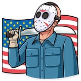 Jason Voorhees WhatsApp Sticker #21