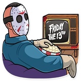 Jason Voorhees WhatsApp Sticker #23
