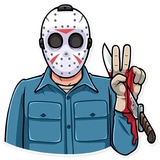 Jason Voorhees WhatsApp Sticker #26