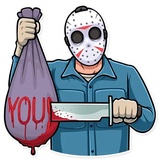Jason Voorhees WhatsApp Sticker #28