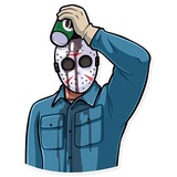 Jason Voorhees WhatsApp Sticker #29
