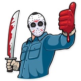 Jason Voorhees WhatsApp Sticker #3