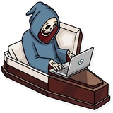 Friendly Death WhatsApp Sticker #11