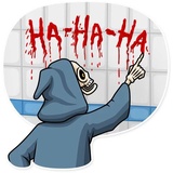 Friendly Death WhatsApp Sticker #12