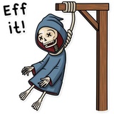 Friendly Death WhatsApp Sticker #13