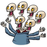 Friendly Death WhatsApp Sticker #14