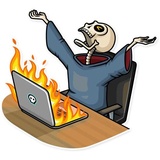 Friendly Death WhatsApp Sticker #17