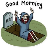 Friendly Death WhatsApp Sticker #19