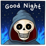 Friendly Death WhatsApp Sticker #20