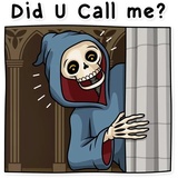 Friendly Death WhatsApp Sticker #7