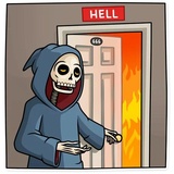 Friendly Death WhatsApp Sticker #8