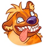 Hyena WhatsApp Sticker #17