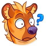 Hyena WhatsApp Sticker #23