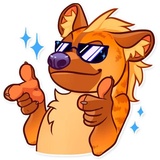 Hyena WhatsApp Sticker #26